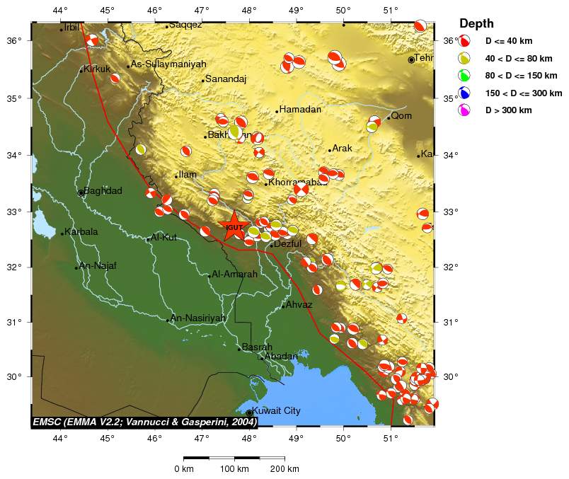 Regional moment Tensor