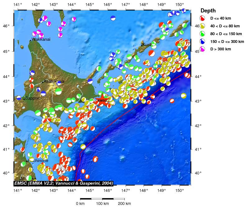Regional moment Tensor