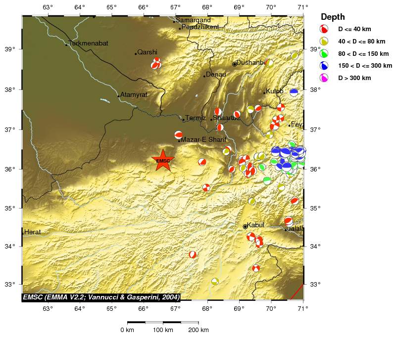 Regional moment Tensor