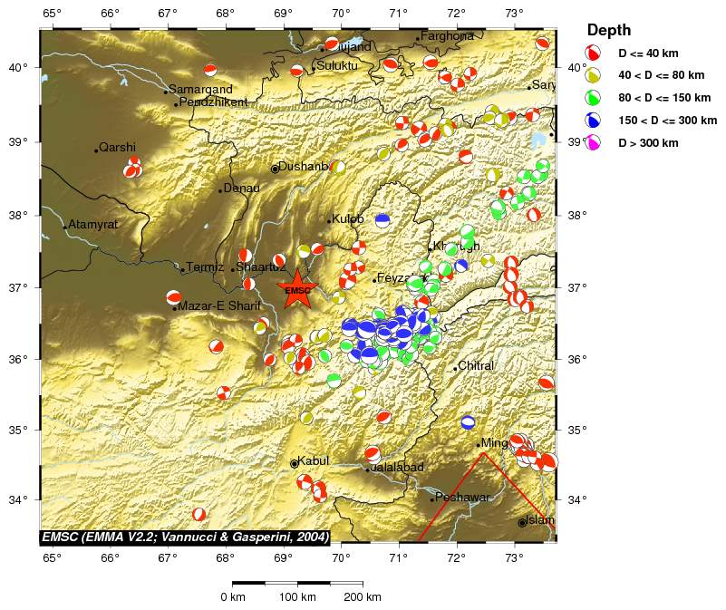 Regional moment Tensor