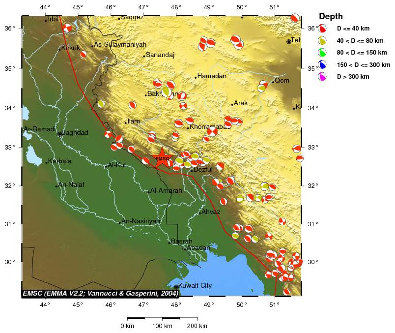 Regional moment Tensor