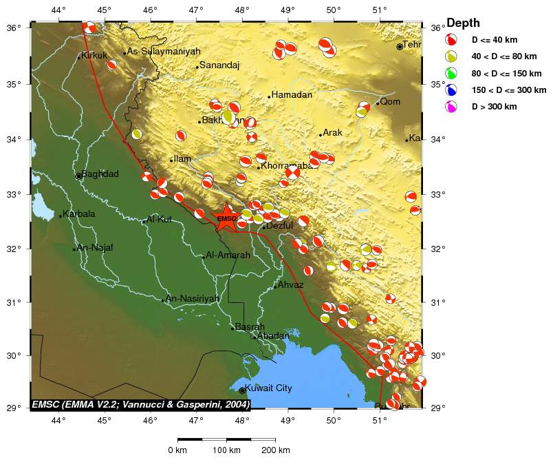 Regional moment Tensor