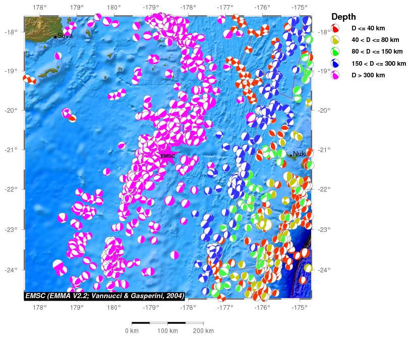 Regional moment Tensor
