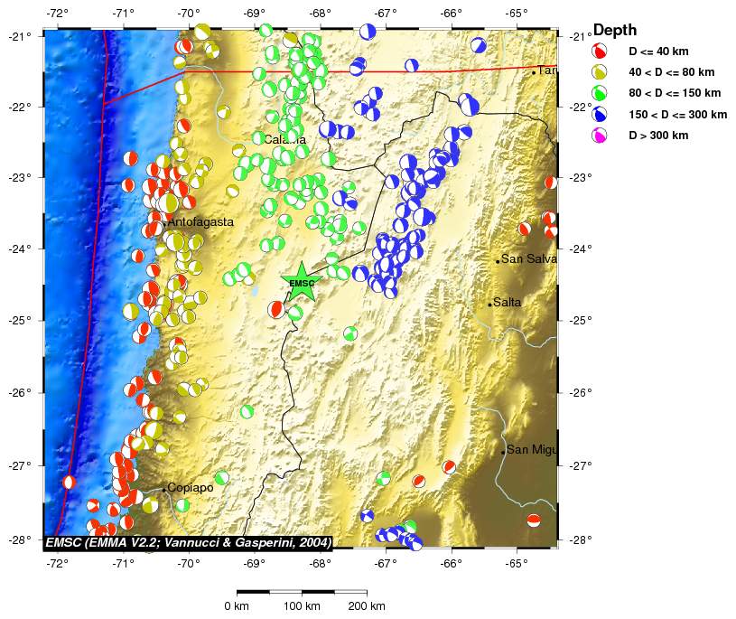 Regional moment Tensor