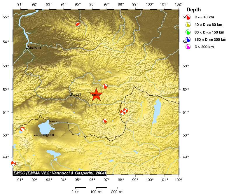 Regional moment Tensor