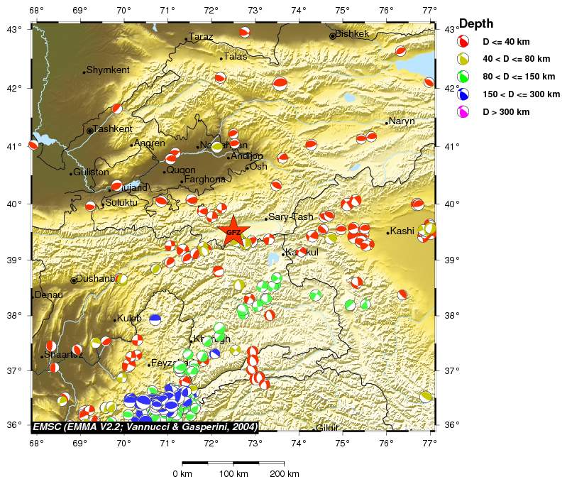 Regional moment Tensor