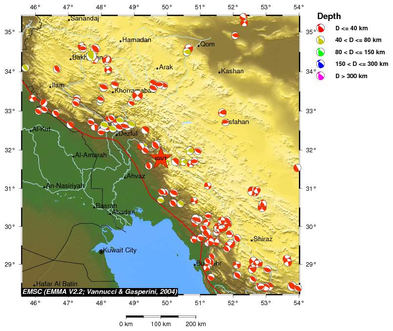 Regional moment Tensor
