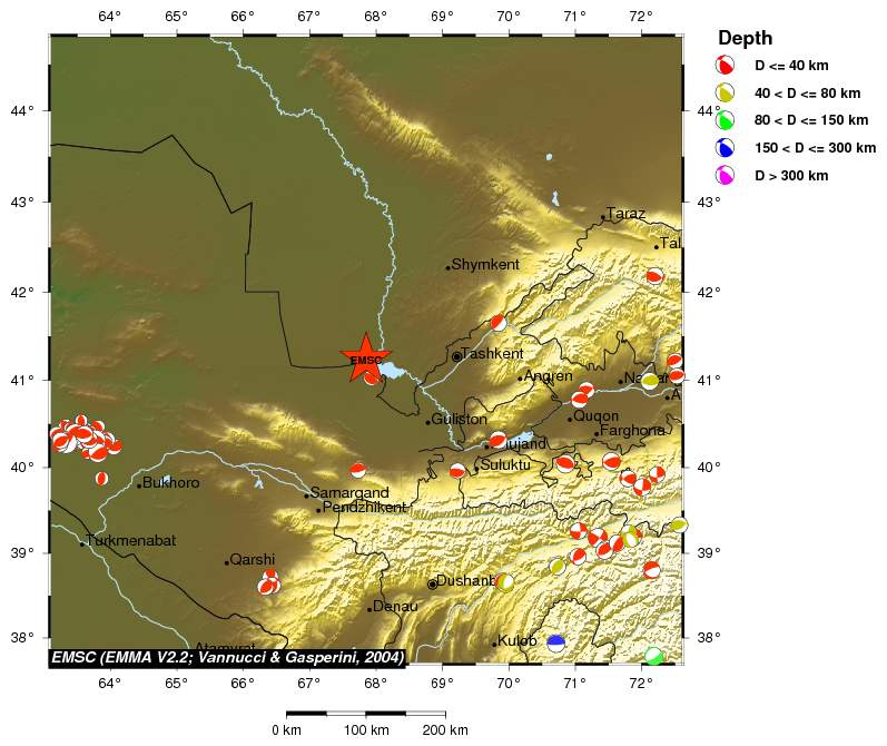 Regional moment Tensor
