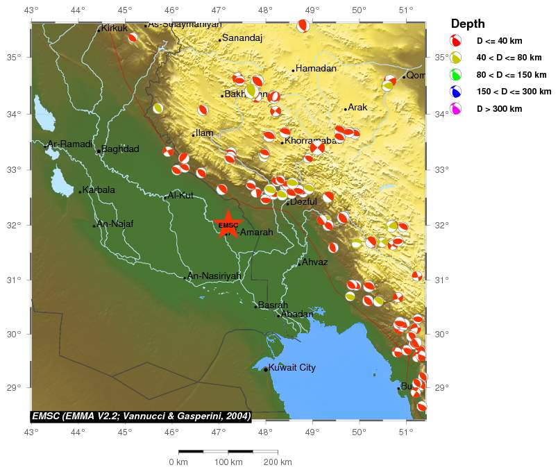 Regional moment Tensor