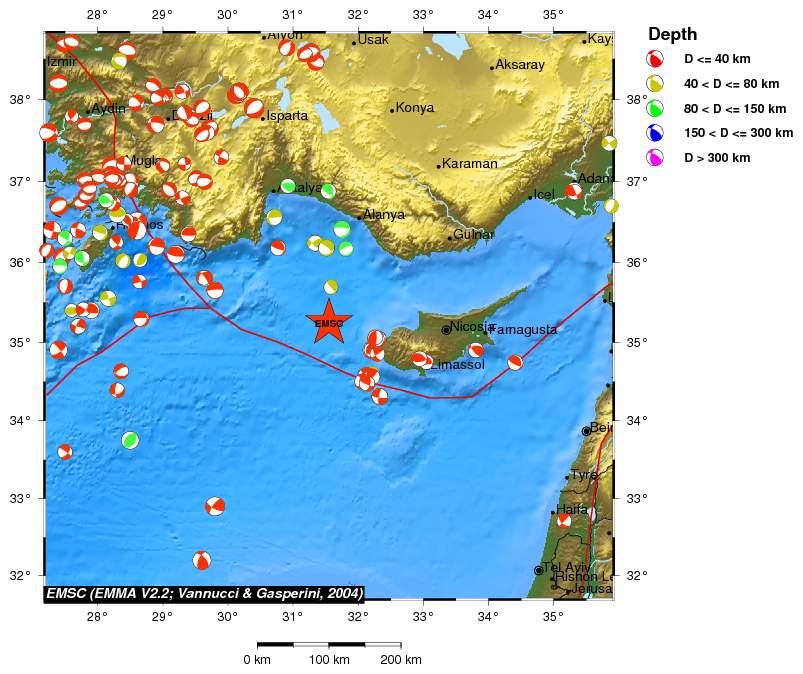Regional moment Tensor