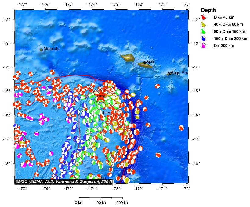 Regional moment Tensor
