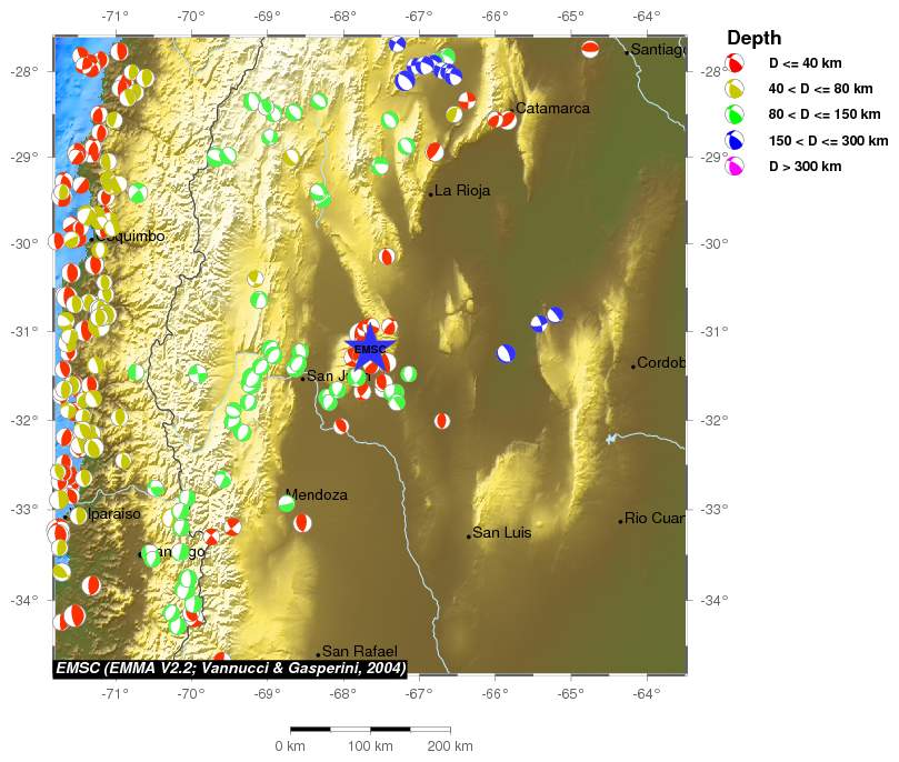 Regional moment Tensor