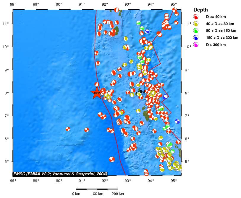 Regional moment Tensor