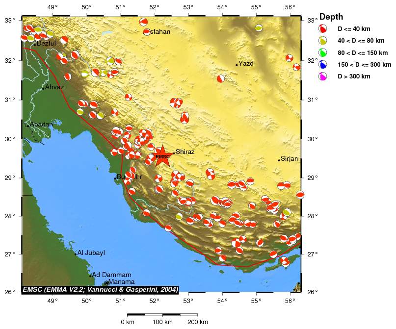 Regional moment Tensor