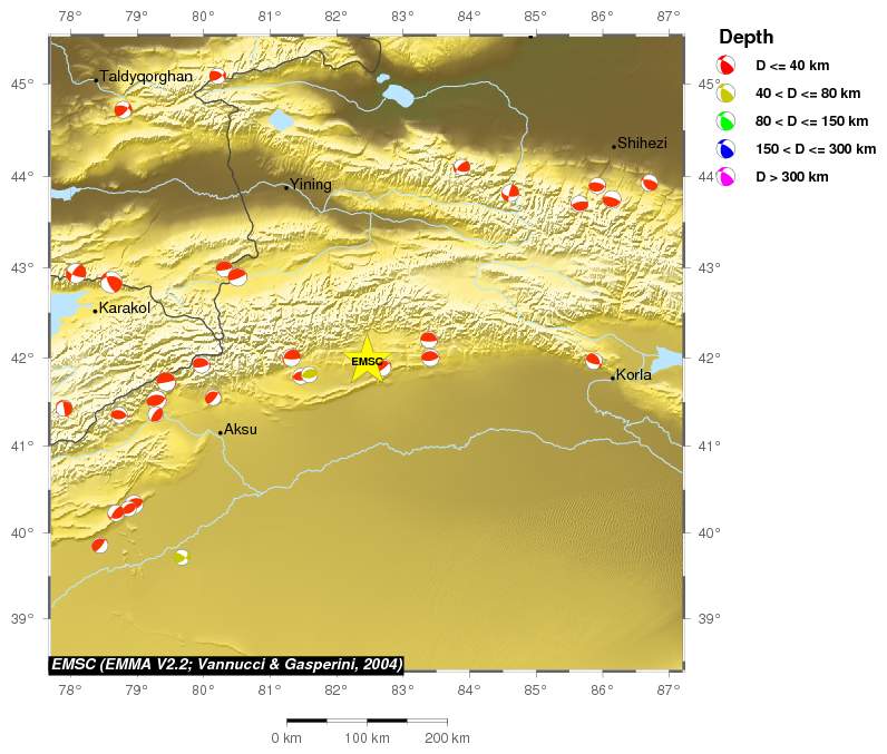 Regional moment Tensor