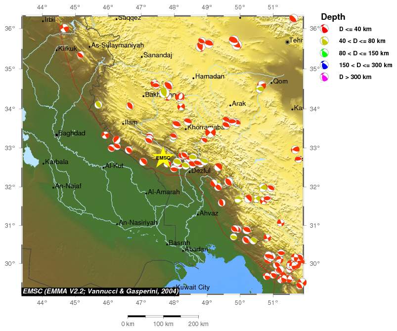 Regional moment Tensor