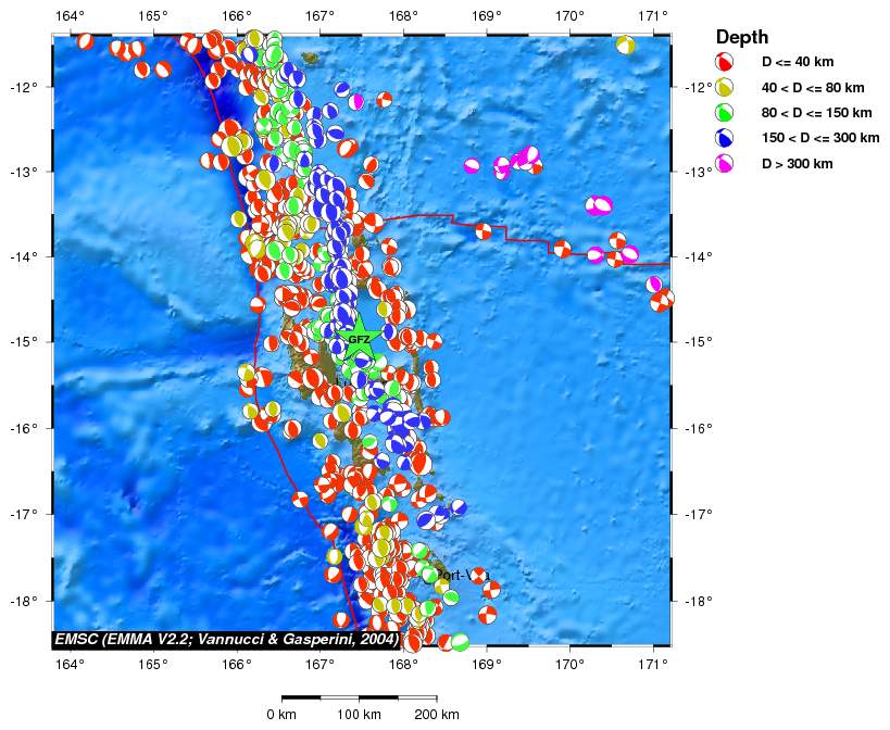 Regional moment Tensor