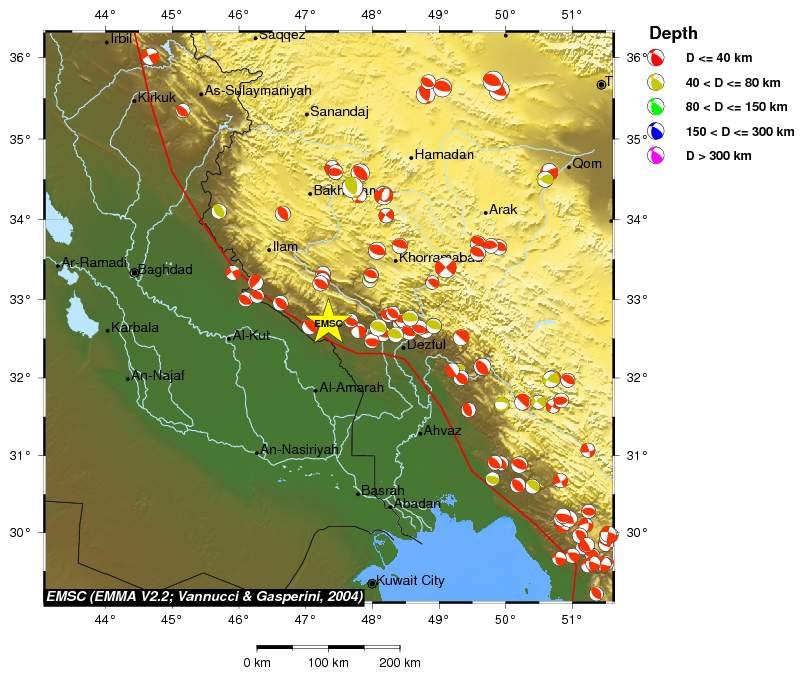Regional moment Tensor