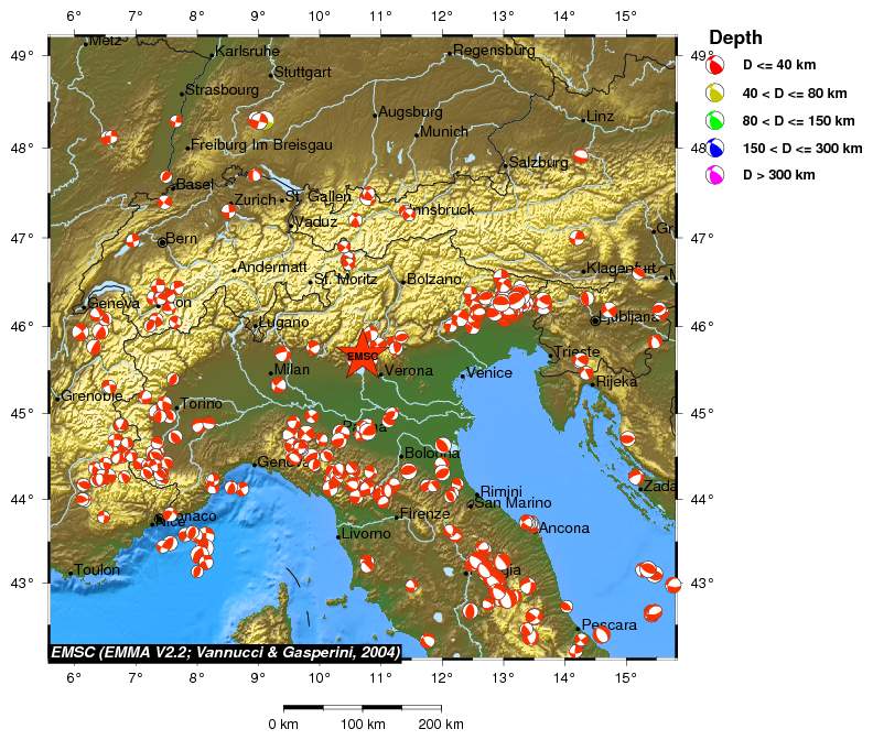 Regional moment Tensor