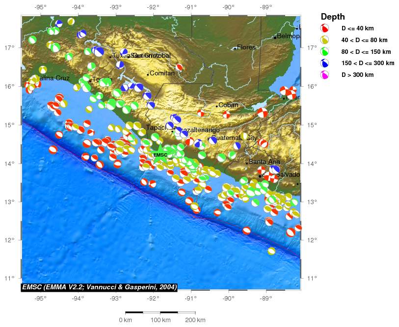 Regional moment Tensor