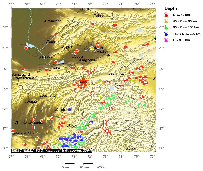 Regional moment Tensor