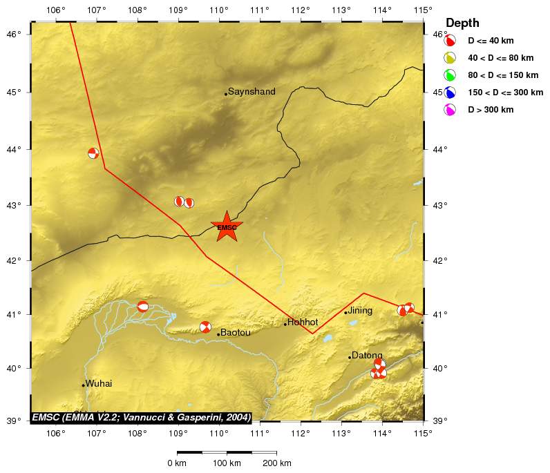 Regional moment Tensor