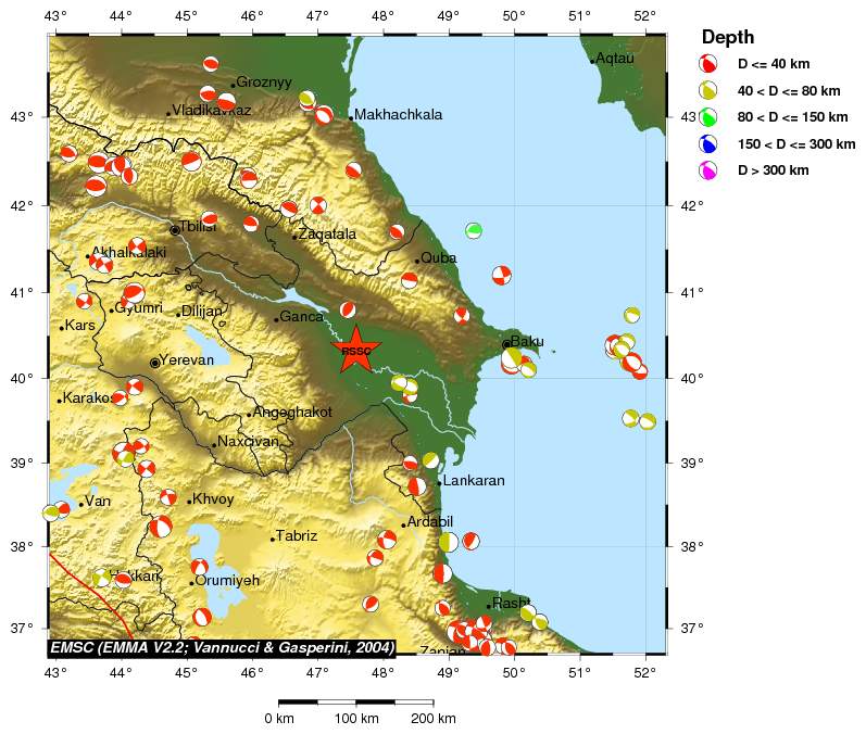 Regional moment Tensor