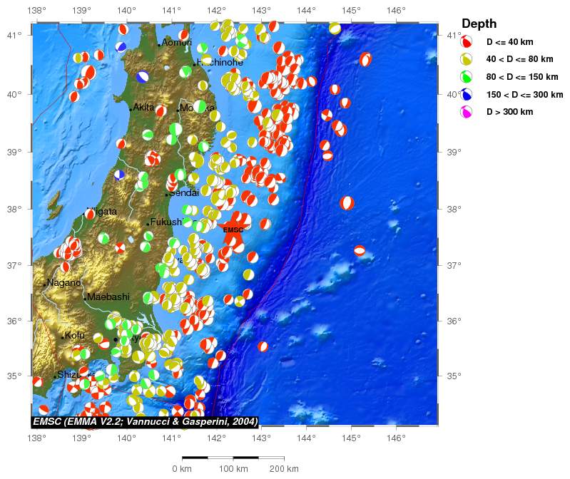 Regional moment Tensor