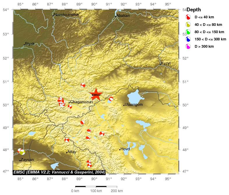 Regional moment Tensor