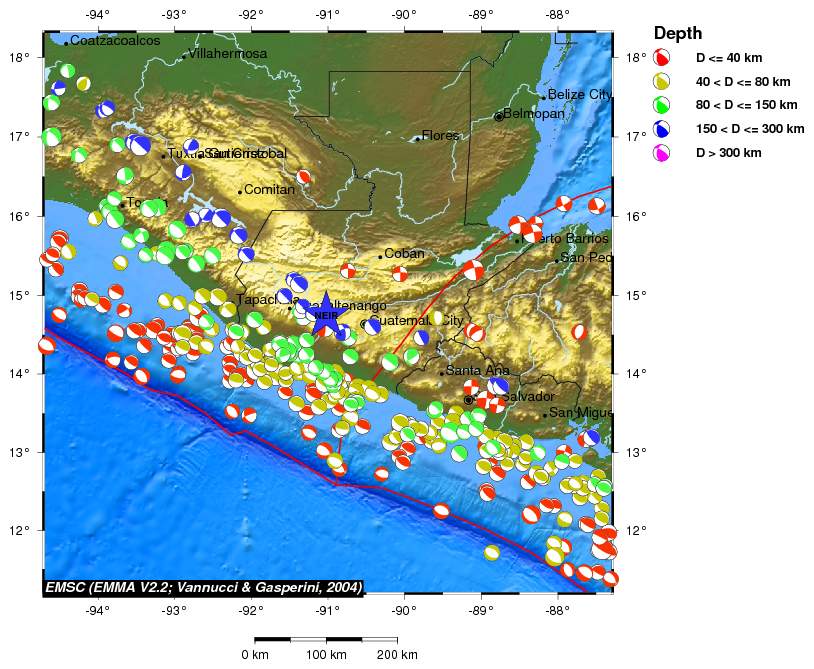 Regional moment Tensor