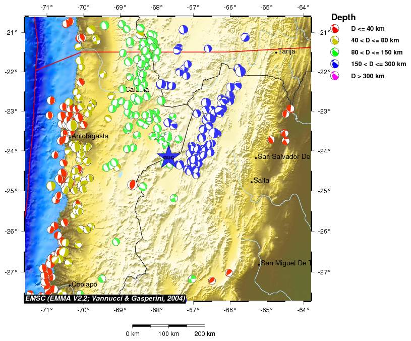 Regional moment Tensor