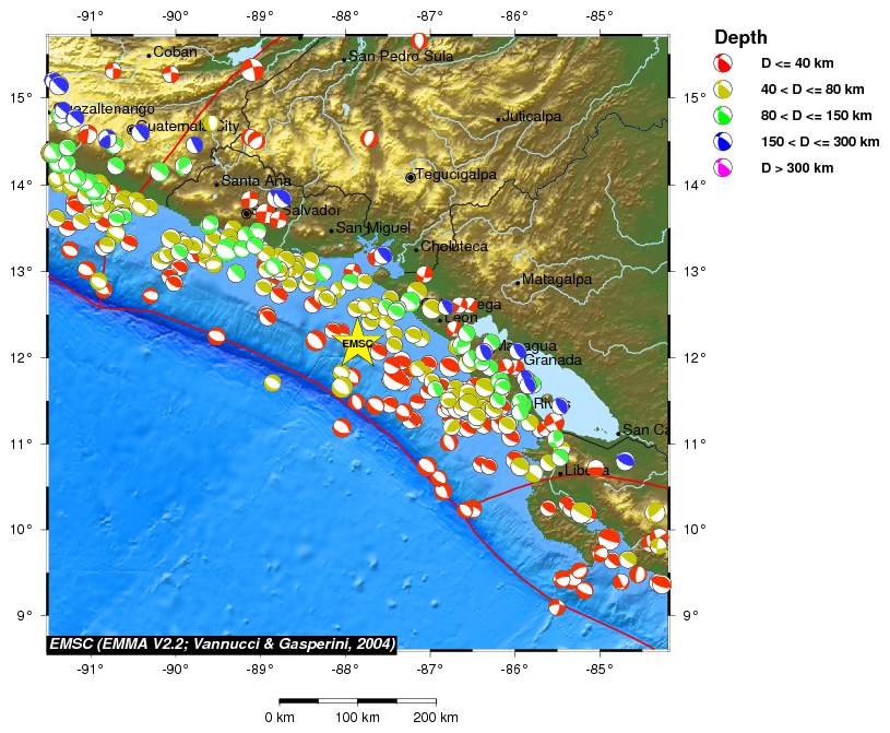 Regional moment Tensor