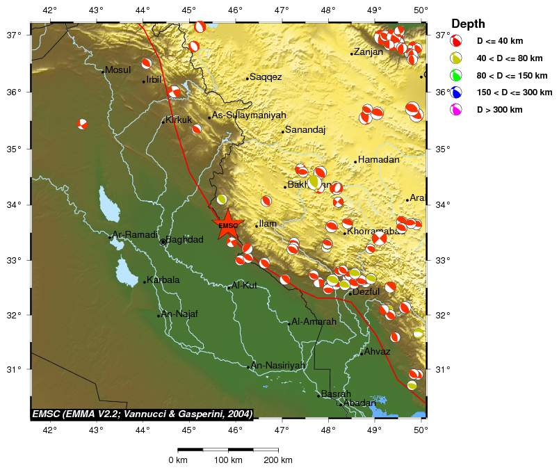 Regional moment Tensor