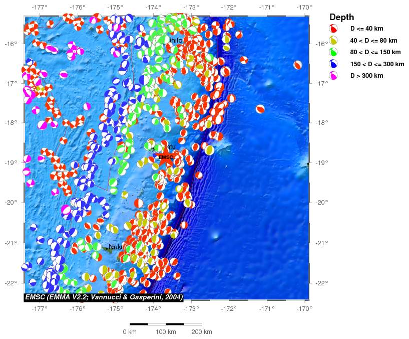 Regional moment Tensor