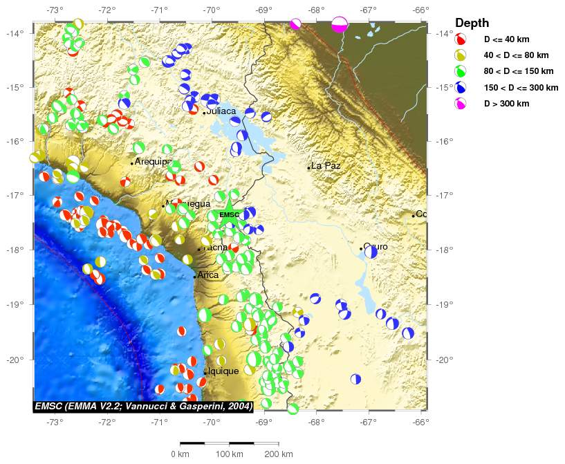 Regional moment Tensor