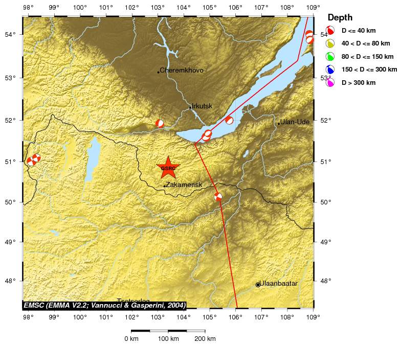 Regional moment Tensor
