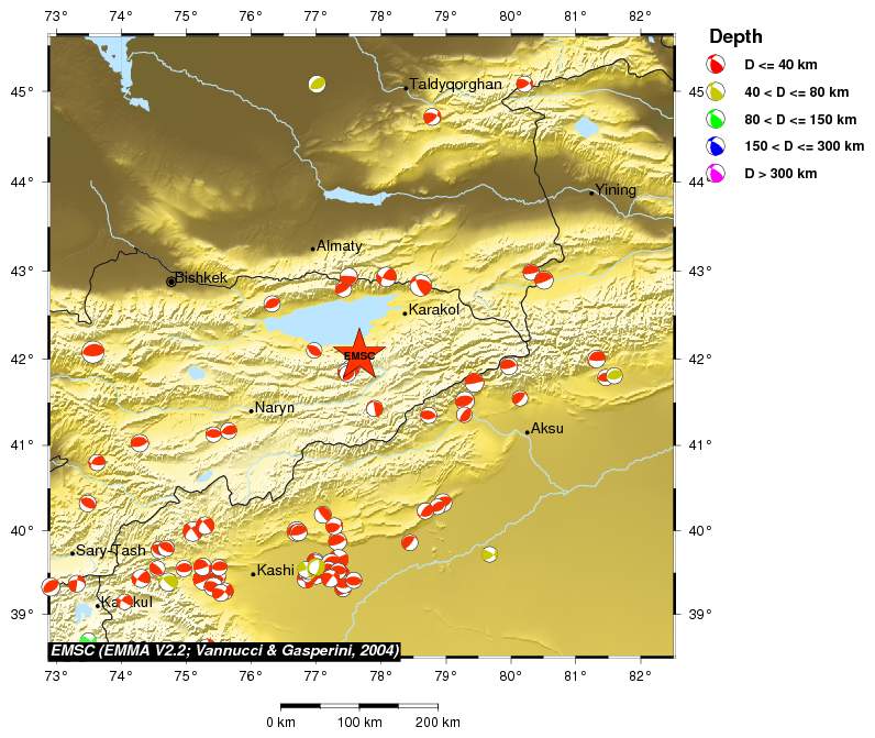 Regional moment Tensor