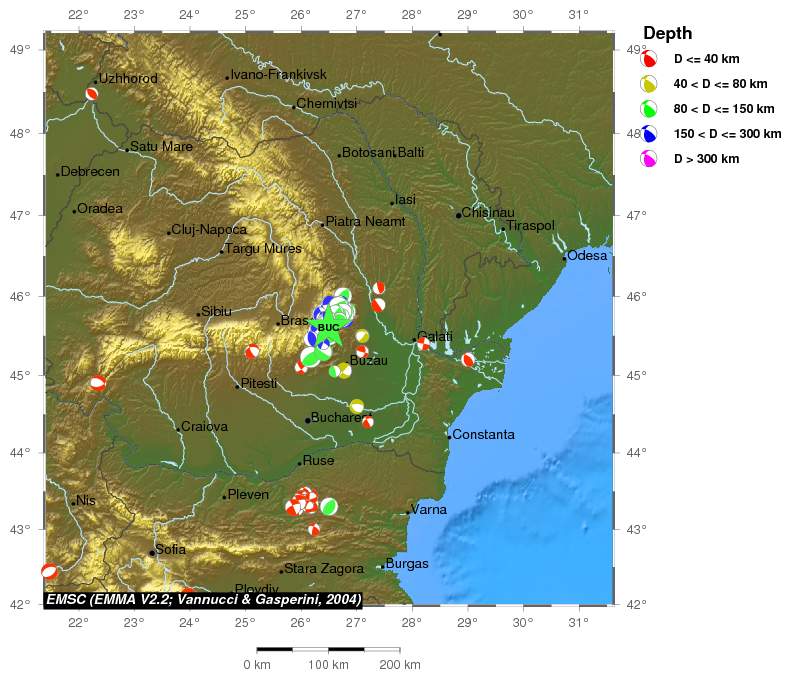 Regional moment Tensor