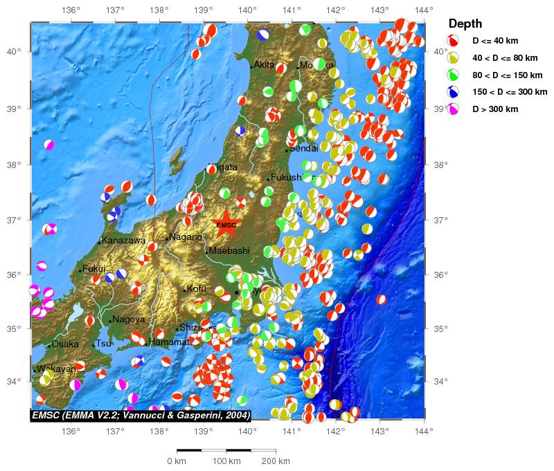 Regional moment Tensor
