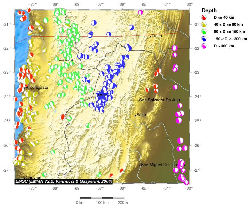 Regional moment Tensor