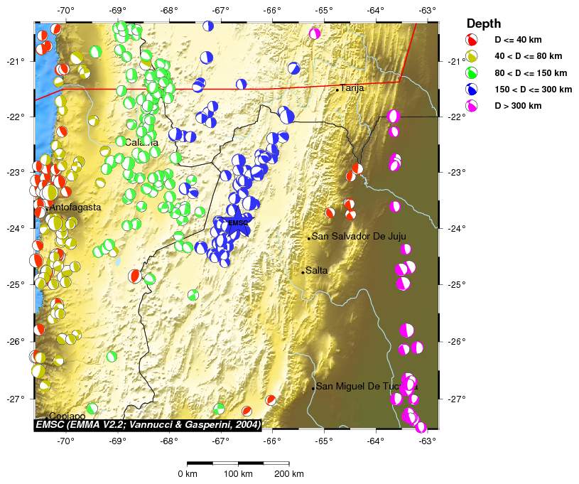 Regional moment Tensor