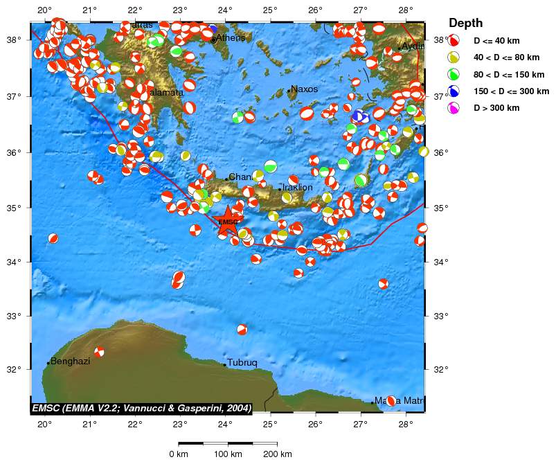 Regional moment Tensor