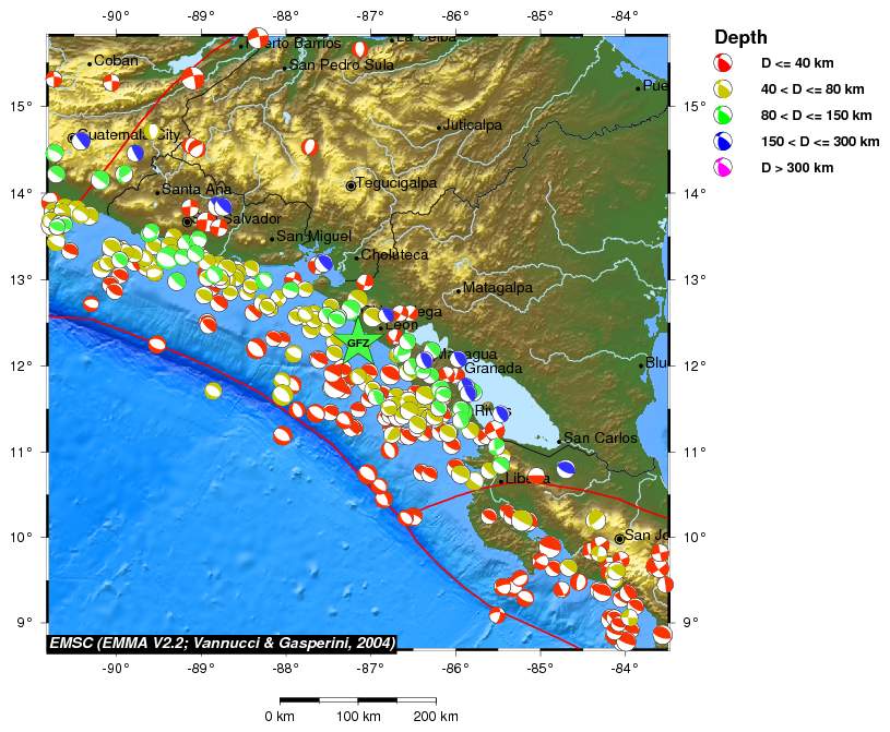 Regional moment Tensor