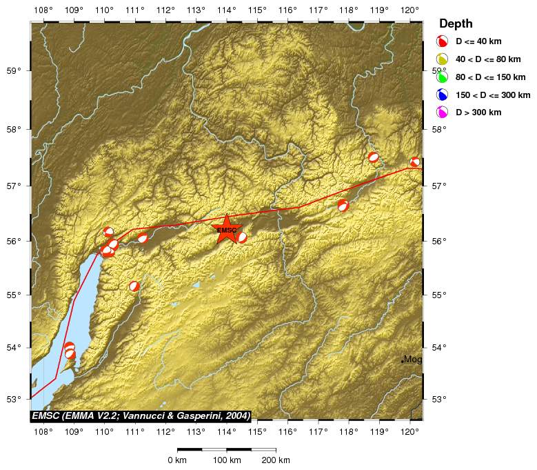 Regional moment Tensor