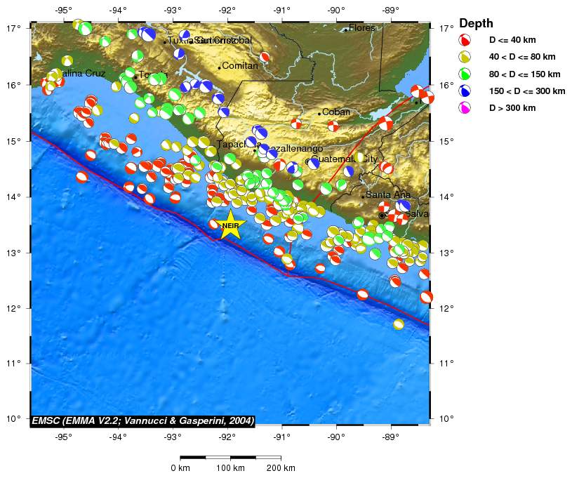 Regional moment Tensor