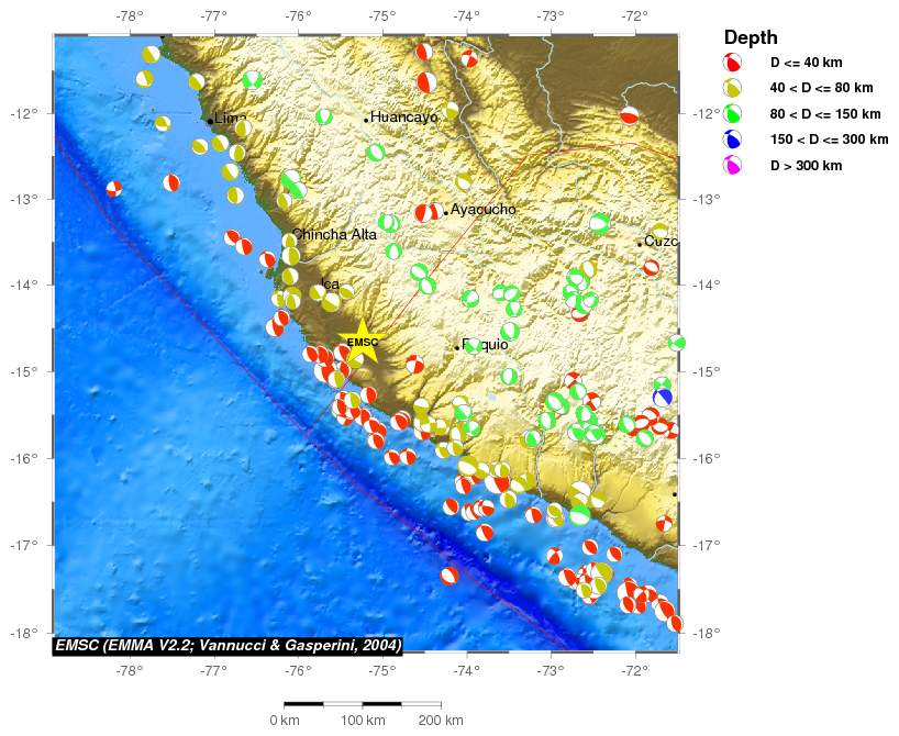 Regional moment Tensor