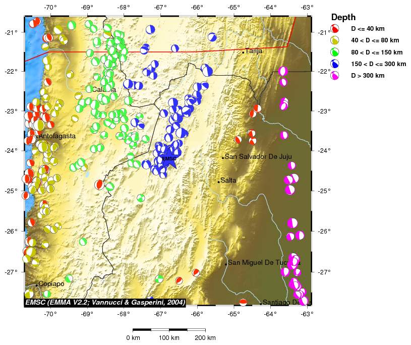 Regional moment Tensor