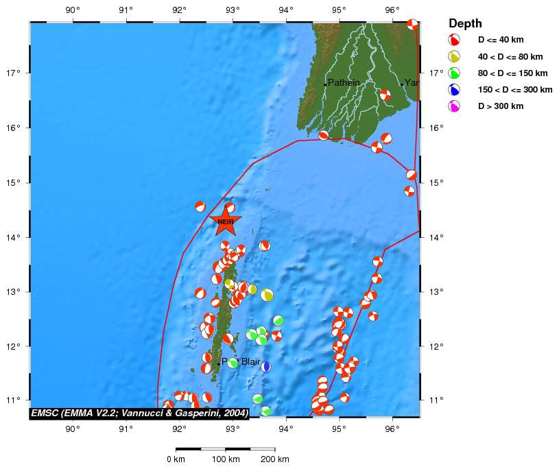 Regional moment Tensor