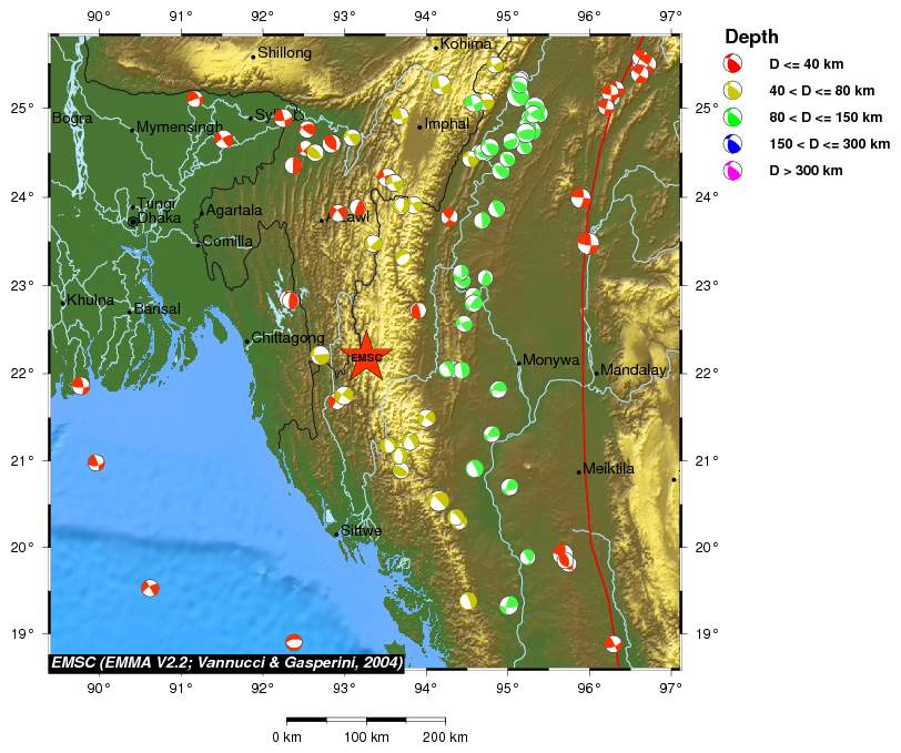 Regional moment Tensor