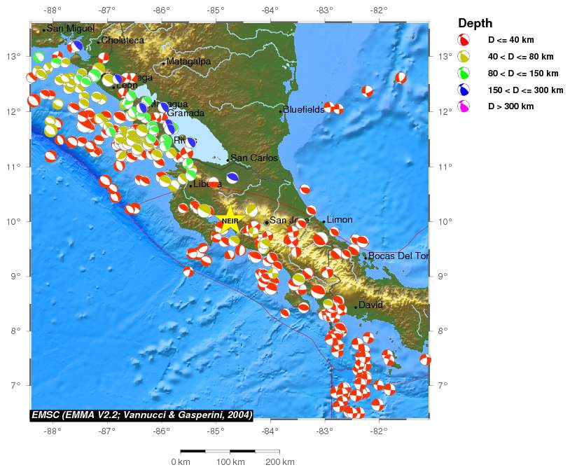 Regional moment Tensor
